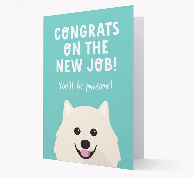 Congrats On The New Job: Personalised {breedFullName} Card