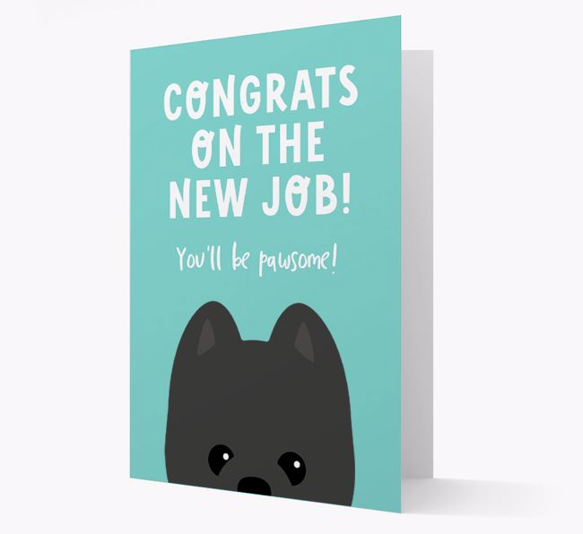 Congrats On The New Job: Personalised {breedFullName} Card