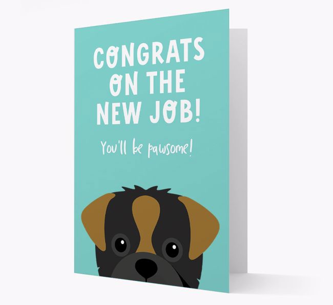 Congrats On The New Job: Personalized {breedFullName} Card