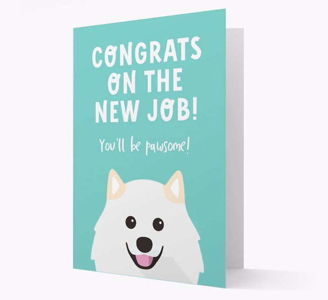 Congrats On The New Job: Personalized {breedFullName} Card