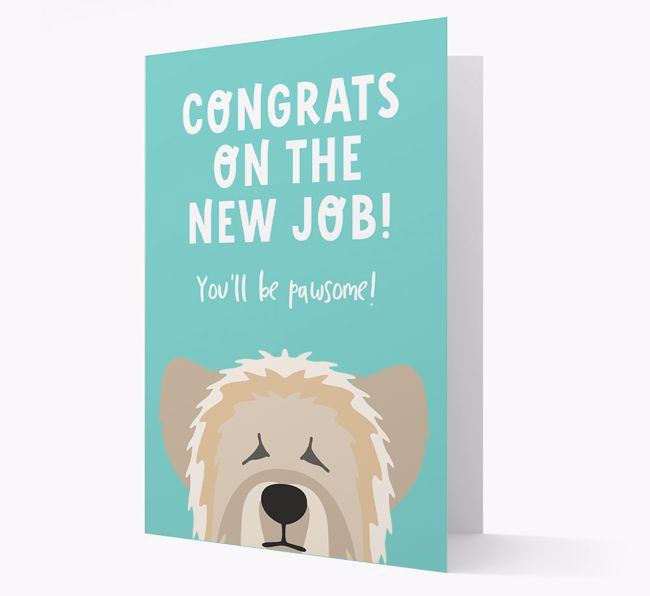 Congrats On The New Job: Personalised {breedFullName} Card