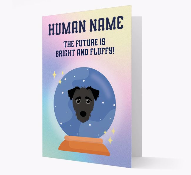 The Future Is Bright And Fluffy: Personalized {breedFullName} Card