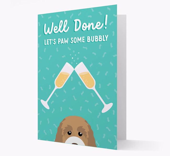 Let's Paw Some Bubbly: Personalised {breedFullName} Card