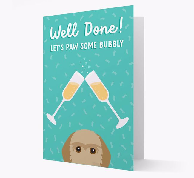 Let's Paw Some Bubbly: Personalized {breedFullName} Card