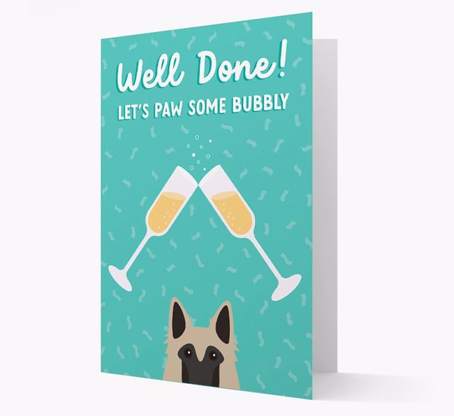 Let's Paw Some Bubbly: Personalised {breedFullName} Card