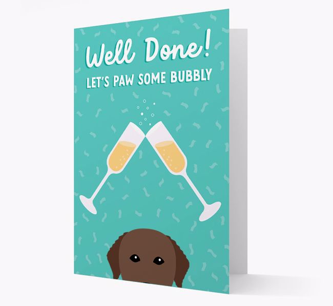 Let's Paw Some Bubbly: Personalised {breedFullName} Card