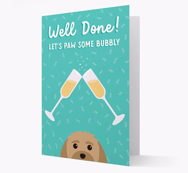 Let's Paw Some Bubbly: Personalised {breedFullName} Card