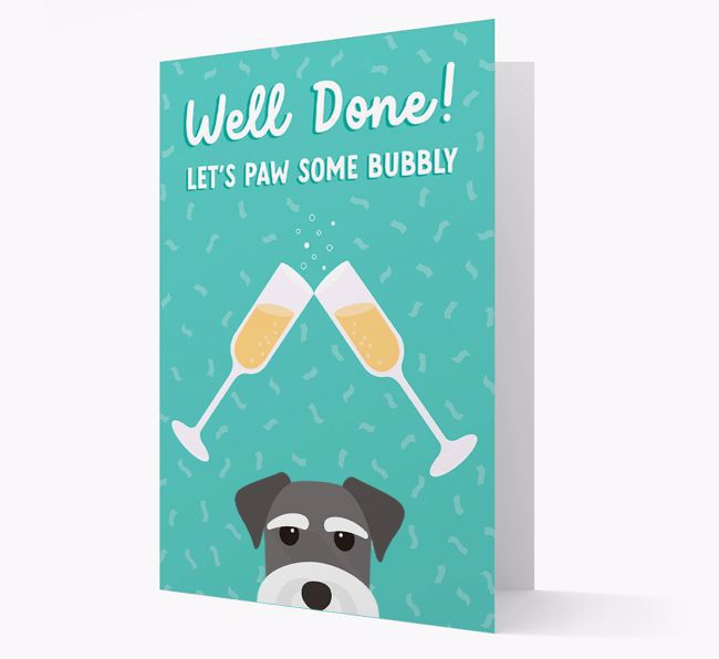 Let's Paw Some Bubbly: Personalized {breedFullName} Card