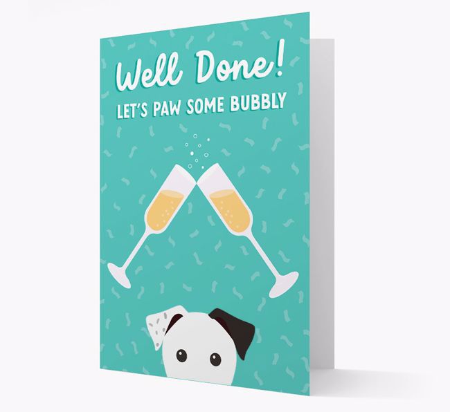 Let's Paw Some Bubbly: Personalised {breedFullName} Card