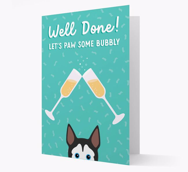 Let's Paw Some Bubbly: Personalised {breedFullName} Card