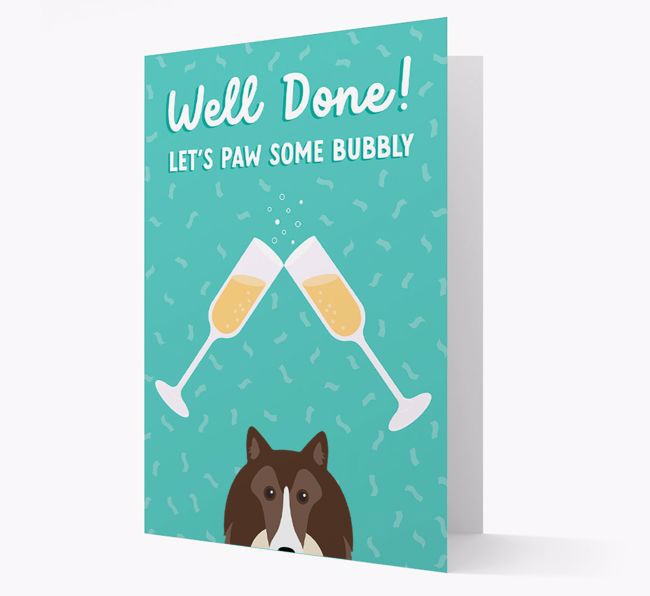 Let's Paw Some Bubbly: Personalised {breedFullName} Card