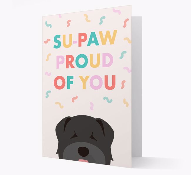 Su-paw Proud Of You: Personalized {breedFullName} Card