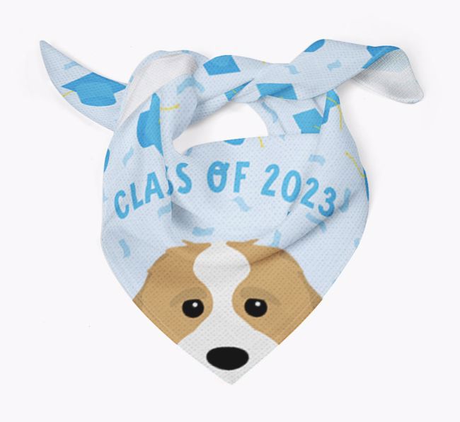 Class Of 2023: Personalised {breedFullName} Bandana