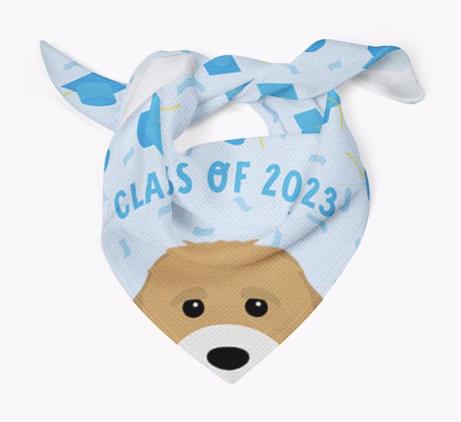 Class Of 2023: Personalised {breedFullName} Bandana