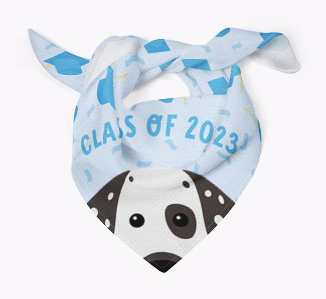 Class Of 2023: Personalised {breedFullName} Bandana