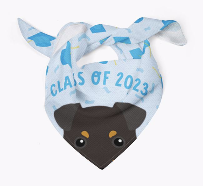 Class Of 2023: Personalised {breedFullName} Bandana