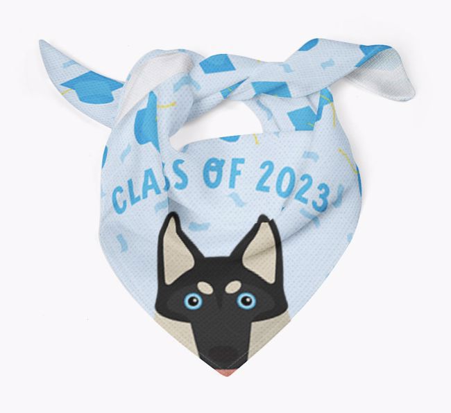 Class Of 2023: Personalised {breedFullName} Bandana