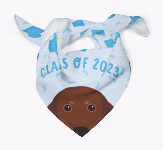 Personalized {breedFullName} Bandana - Class of 2022