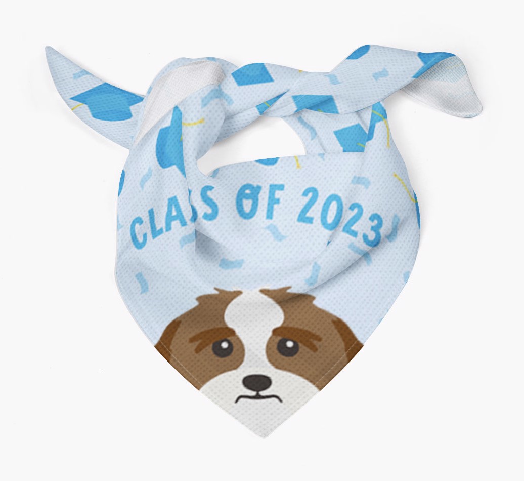 Class Of 2022: Personalized {breedFullName} Bandana