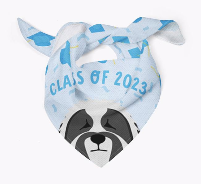Class Of 2023: Personalised {breedFullName} Bandana