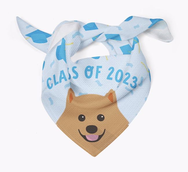 Class Of 2023: Personalised {breedFullName} Bandana