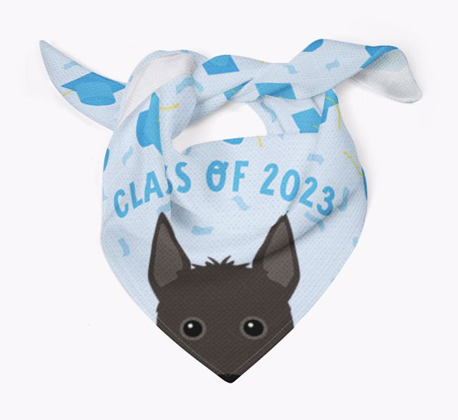 Class Of 2023: Personalised {breedFullName} Bandana