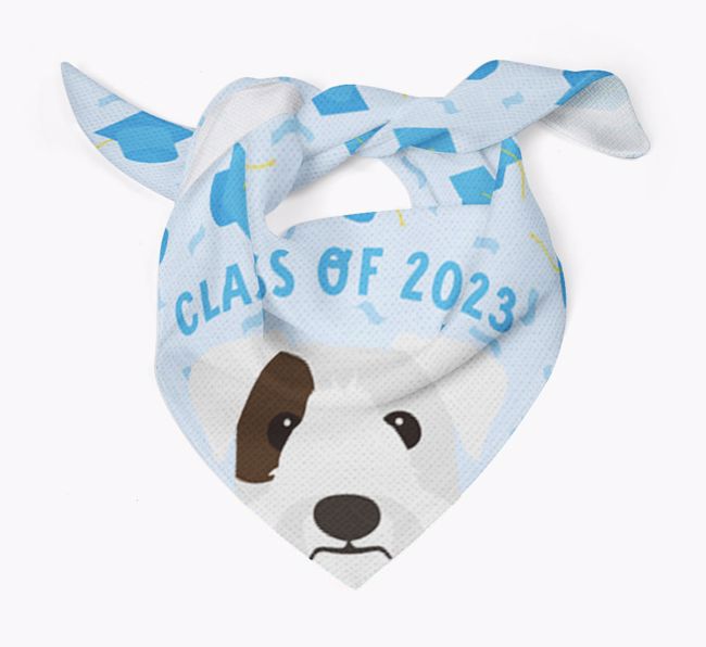 Class Of 2023: Personalised {breedFullName} Bandana