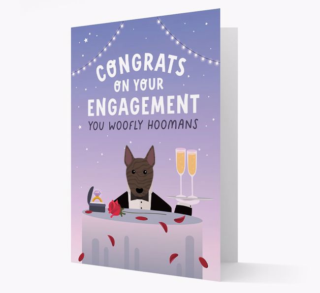 Congrats On Your Engagement: Personalized Card with {breedFullName} Icon