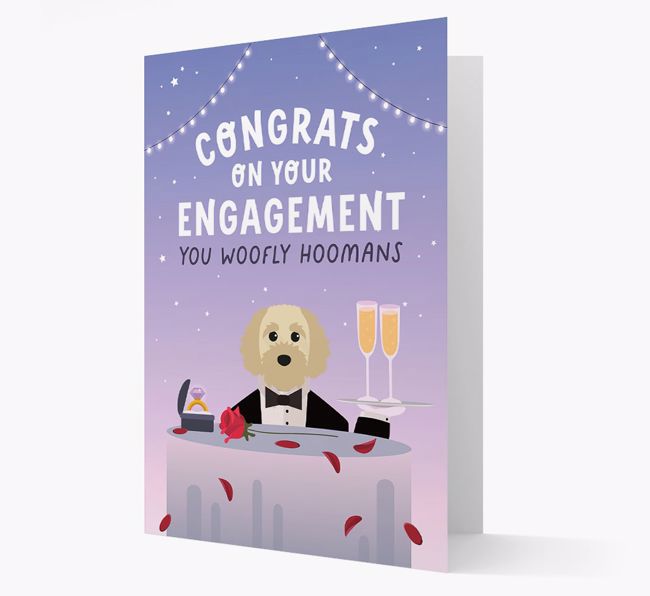 Congrats On Your Engagement: Personalized Card with {breedFullName} Icon