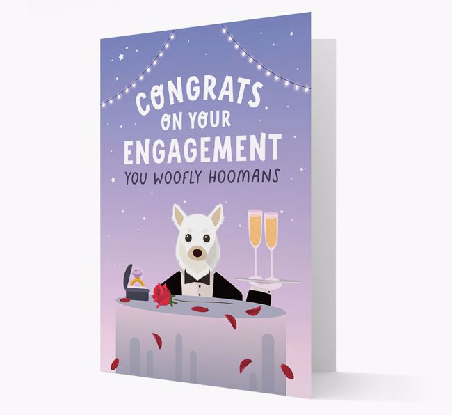 Congrats On Your Engagement: Personalised Card with {breedFullName} Icon