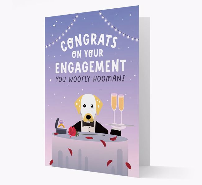 Congrats On Your Engagement: Personalised Card with {breedFullName} Icon