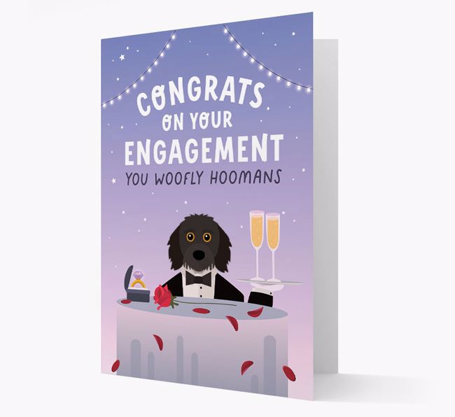 Congrats On Your Engagement: Personalised Card with {breedFullName} Icon