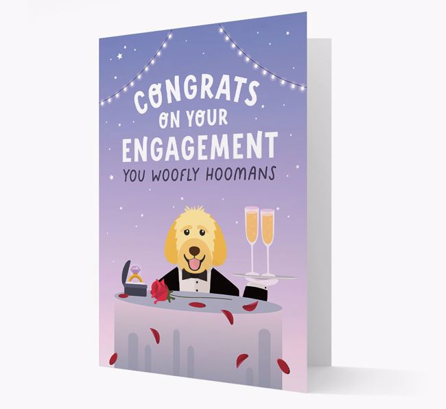 Congrats On Your Engagement: Personalised Card with {breedFullName} Icon