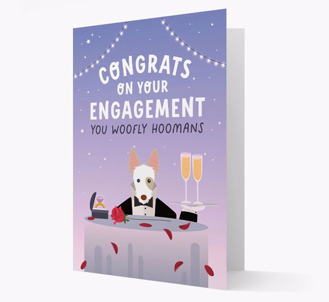 Congrats On Your Engagement: Personalised Card with {breedFullName} Icon