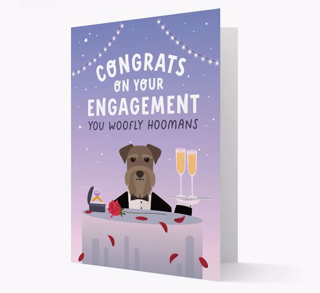 Congrats On Your Engagement: Personalised Card with {breedFullName} Icon
