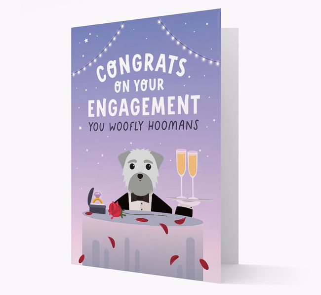 Congrats On Your Engagement: Personalised Card with {breedFullName} Icon