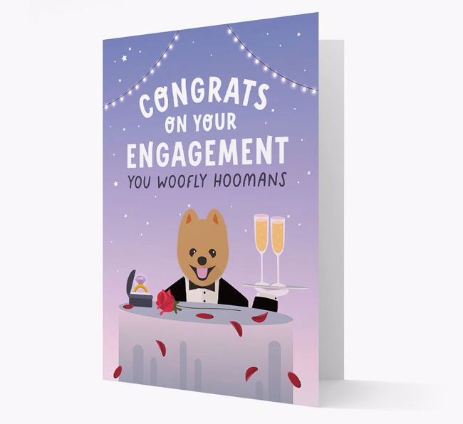 Congrats On Your Engagement: Personalized Card with {breedFullName} Icon