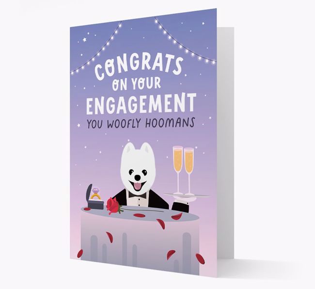 Congrats On Your Engagement: Personalized Card with {breedFullName} Icon