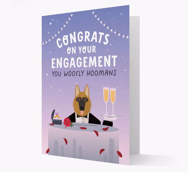 Congrats On Your Engagement: Personalized Card with {breedFullName} Icon