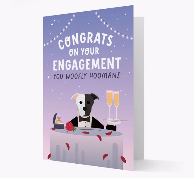 Congrats On Your Engagement: Personalised Card with {breedFullName} Icon