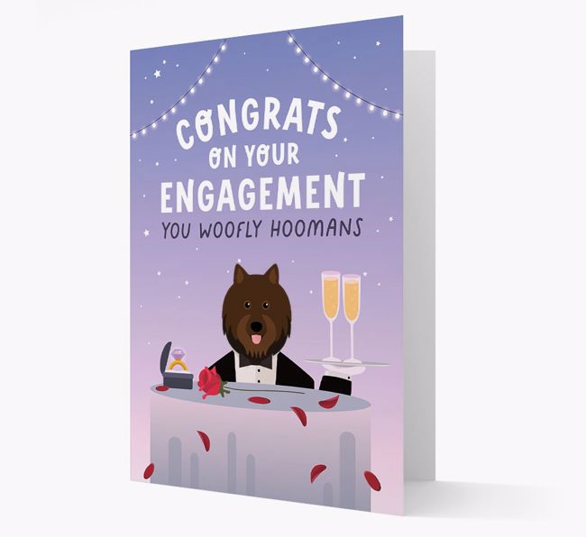 Congrats On Your Engagement: Personalized Card with {breedFullName} Icon