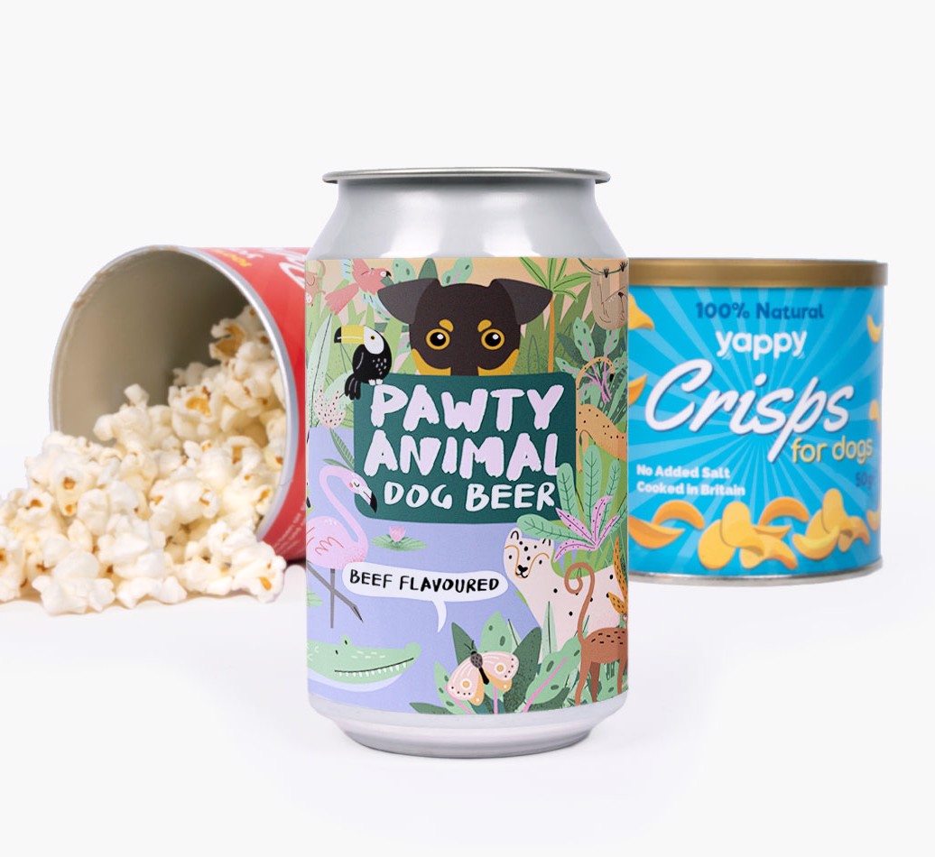 'Pawty Animal' - Personalised {breedFullName} Beer Bundle