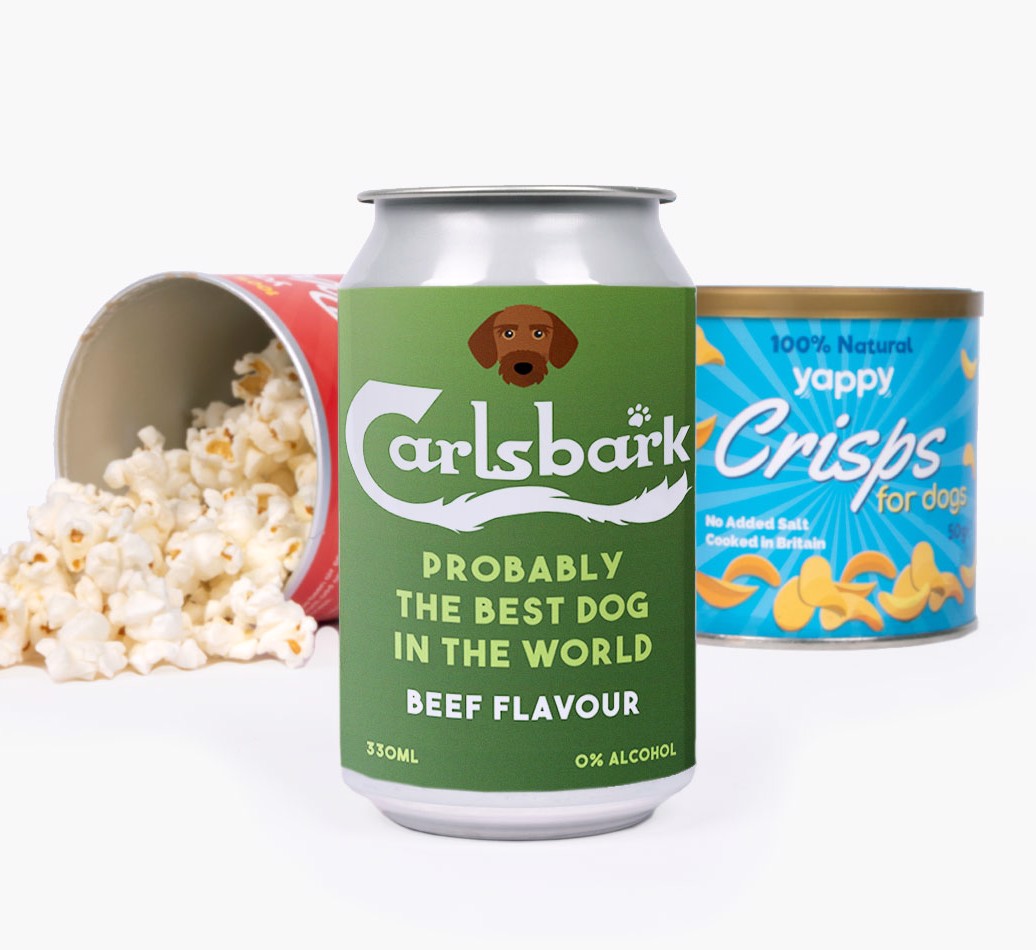 'Carlsbark' - Personalised {breedFullName} Beer Bundle