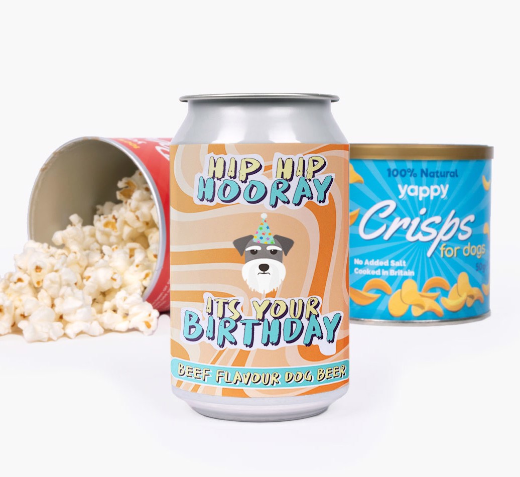 'Hooray' - Personalised {breedFullName} Beer Bundle