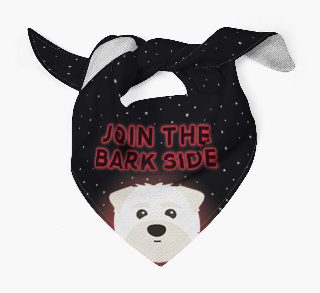 I've Joined The Bark Side: Personalized {breedFullName} Bandana