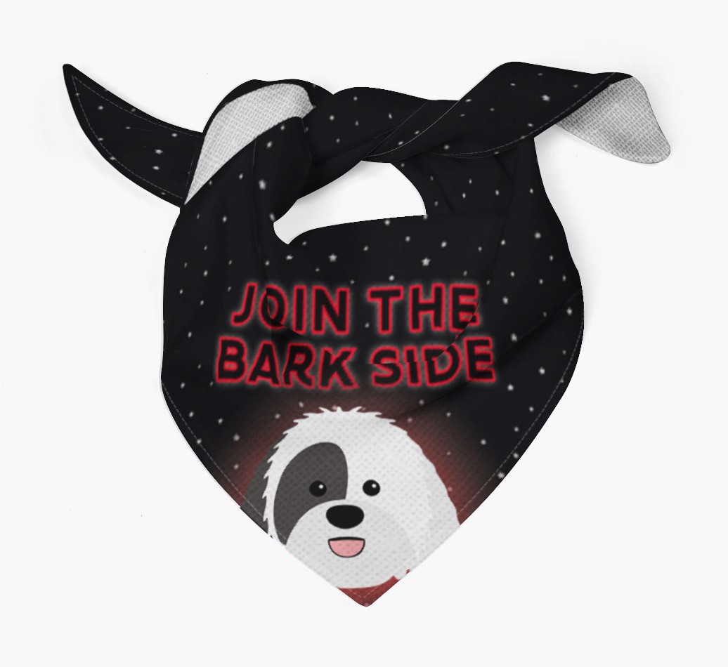 I've Joined The Bark Side: Personalized {breedFullName} Bandana