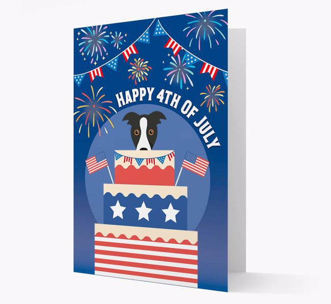 Happy 4th Of July: {breedFullName} Card