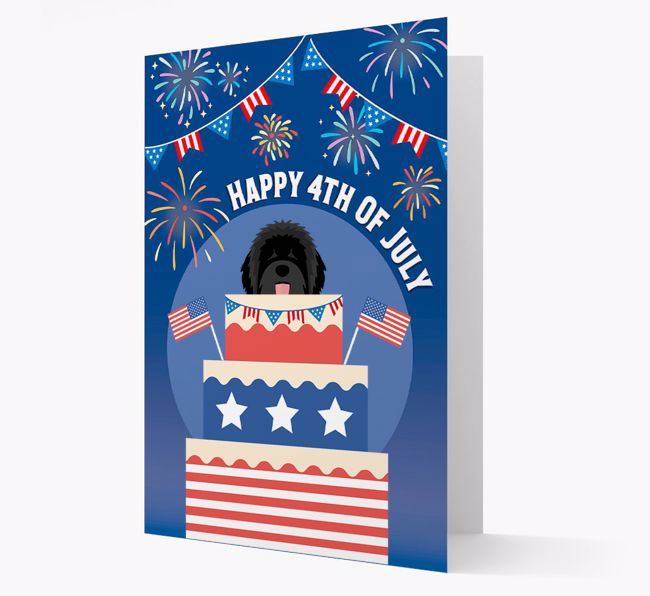 Happy 4th Of July: {breedFullName} Card
