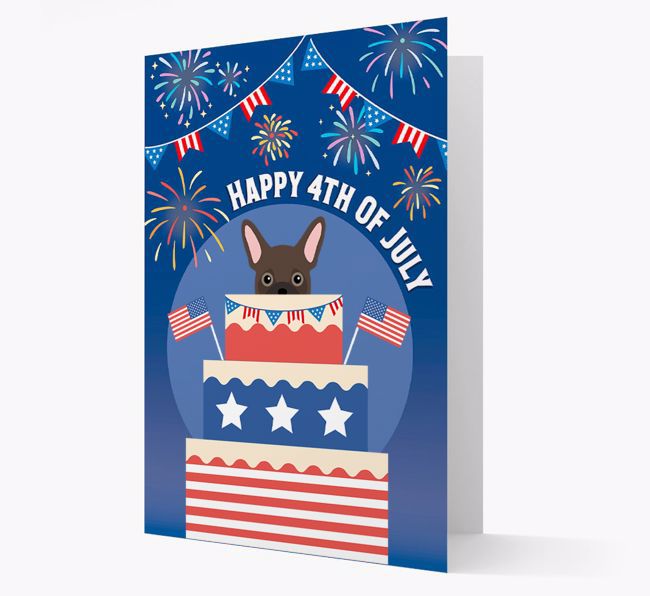 Happy 4th Of July: {breedFullName} Card