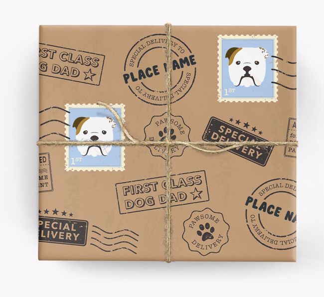 Special Delivery: Personalised {breedFullName} Wrapping Paper
